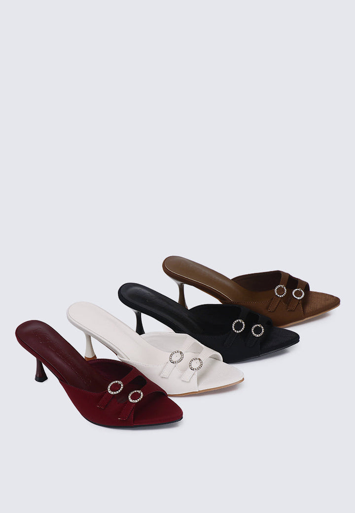 Vivara Comfy Heels In Ivory