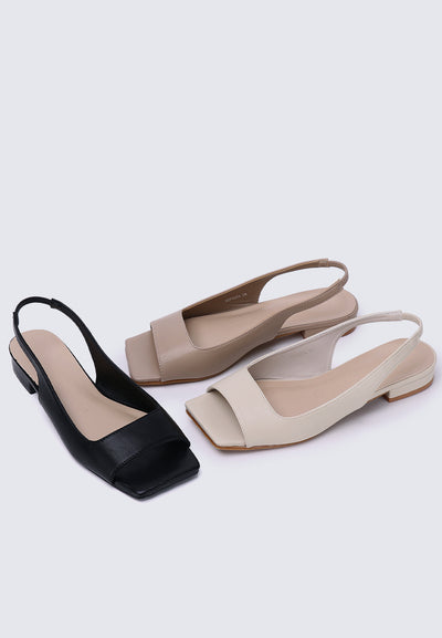 Eliz Comfy Sandals Beige