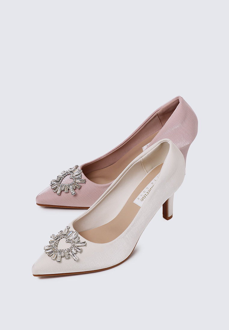 Heartina Comfy Heels In In Pink