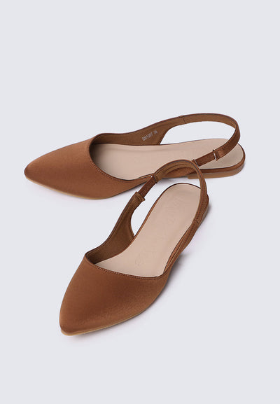 Kate Comfy Ballerina In Brown