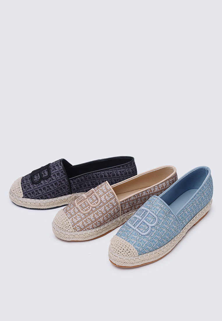 Maci Comfy Espadrilles In Almond