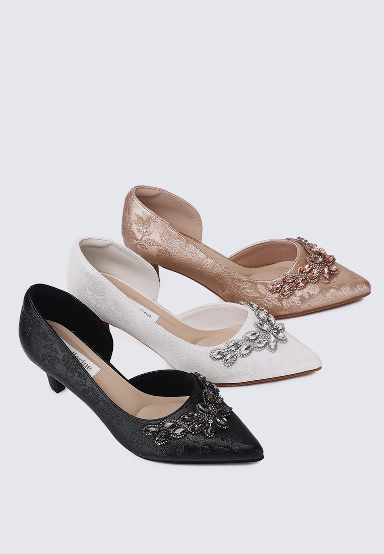 Mirelle Comfy Heels In Ivory