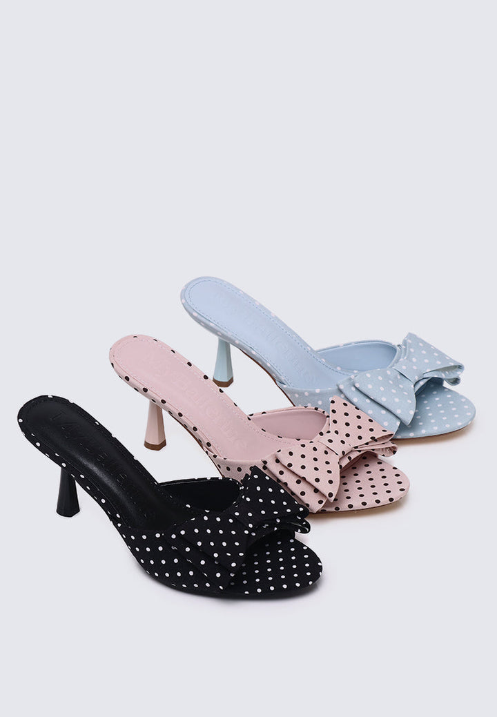 Polina Comfy Heels In Light Blue