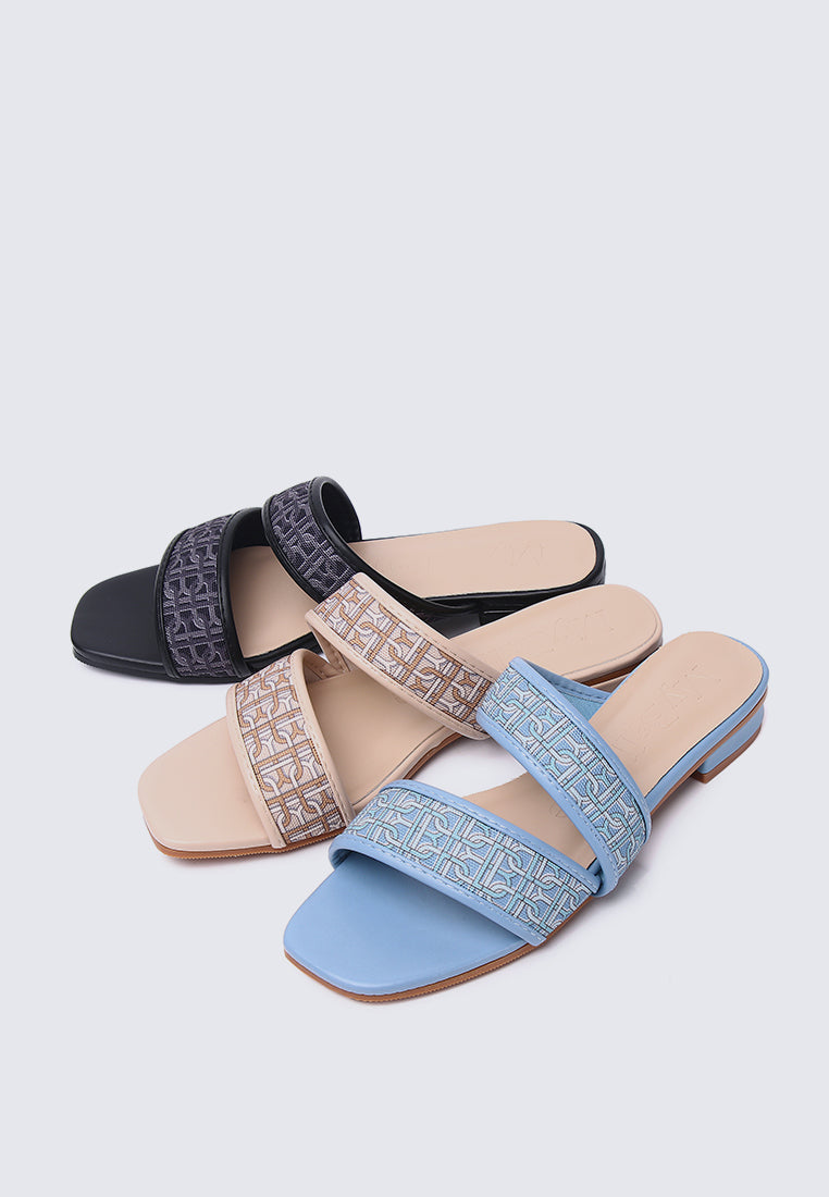 Myra Comfy Sandals In Black