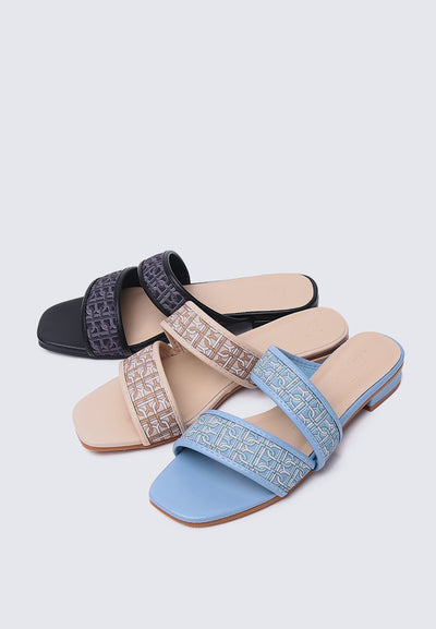 Myra Comfy Sandals In Black