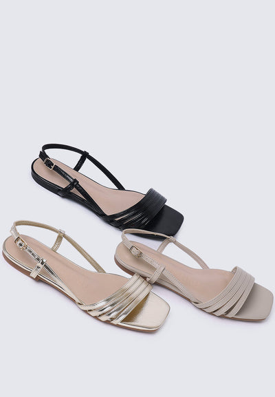 Elsie Comfy Sandals In Almond