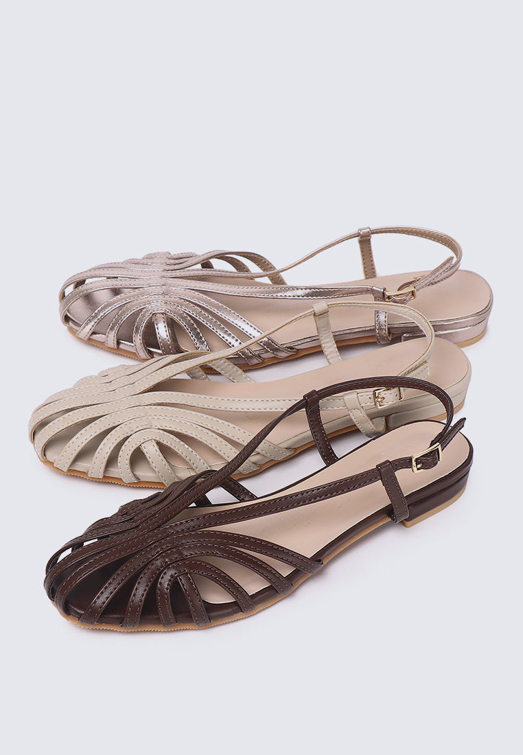 Terra Comfy Sandals In Almond