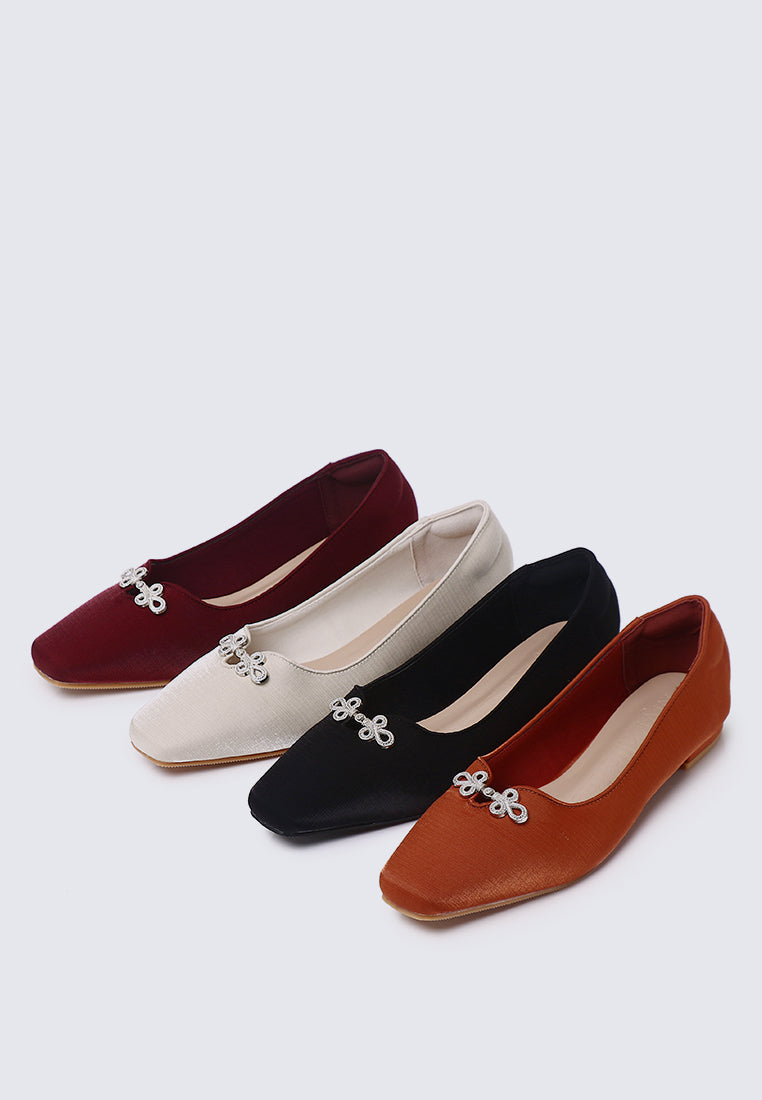 Anvera Comfy Ballerina In Cinnamon