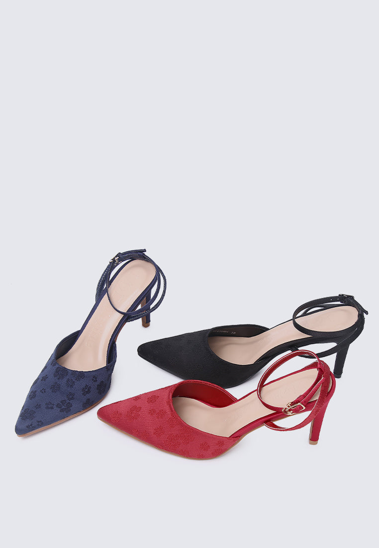Comfy navy heels Clearance