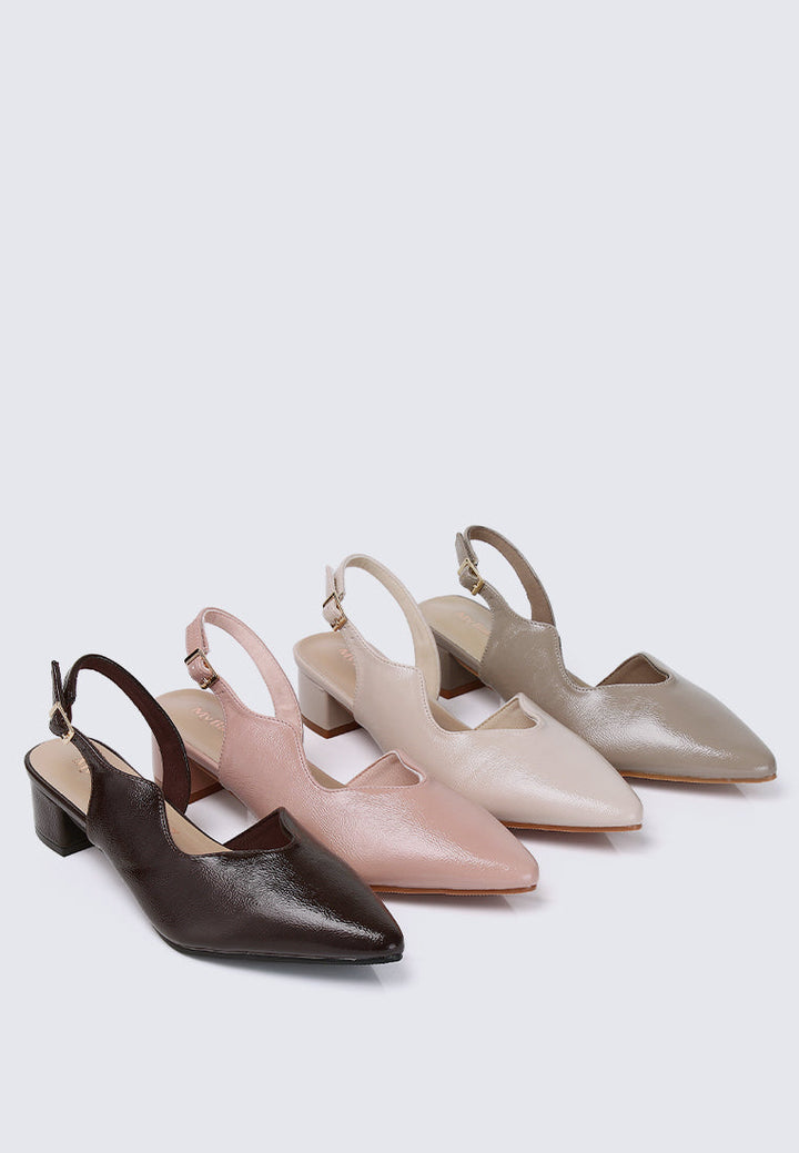 Linnea Ultra WideFit Comfy Heels In Espresso