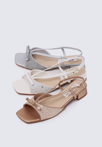 Ophelia Comfy Sandals In Silver