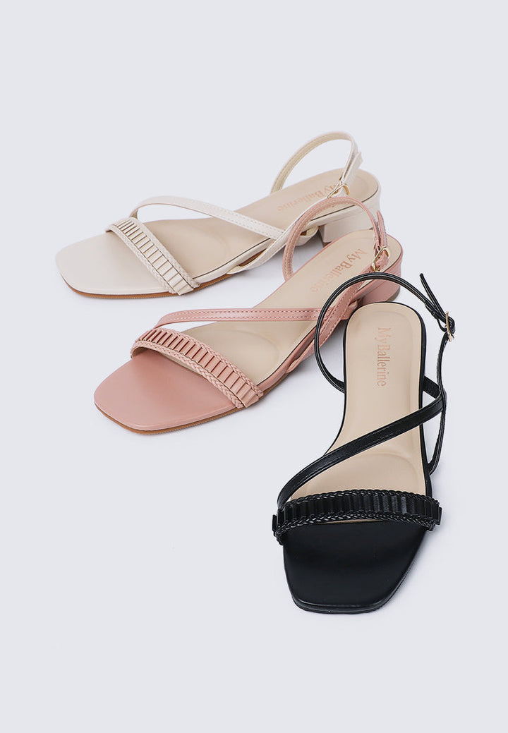 Shereen Comfy Sandals In Nude