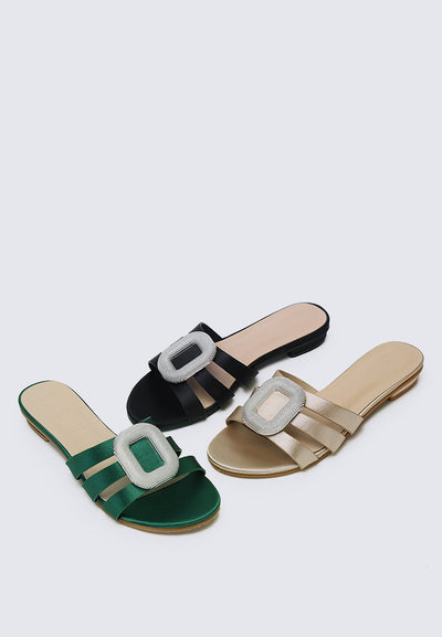 Kaylee Comfy Sandals In Green