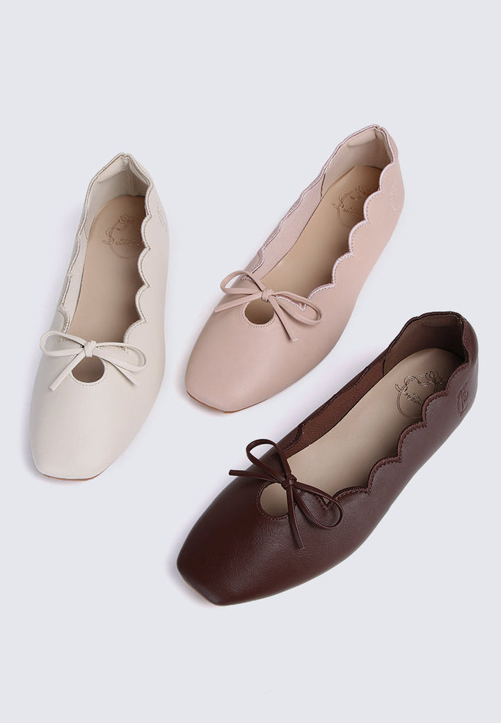 Clarimond Comfy Ballerina In Espresso