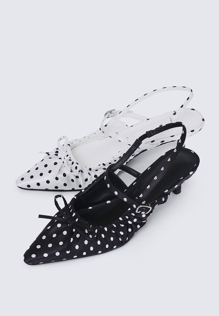 Amora Comfy Heels In White