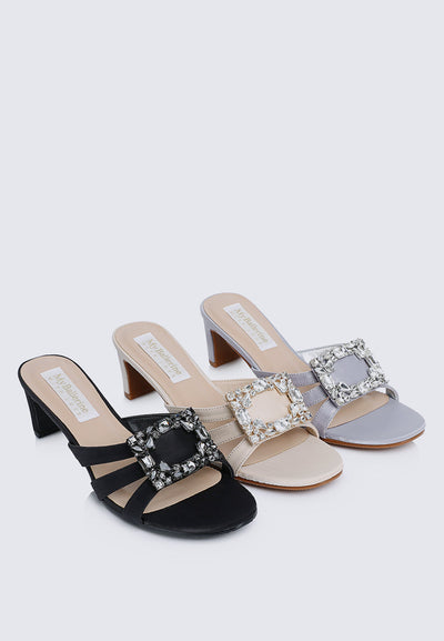 Kendra Comfy Heels In Nude