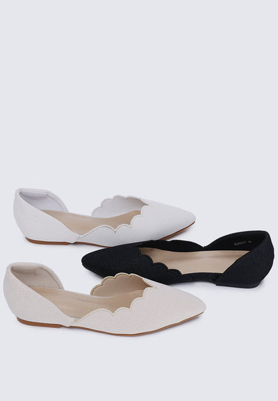Wanisha Comfy Ballerina In Ivory