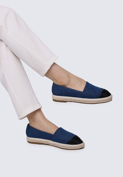 Britney Comfy Espadrilles In Navy