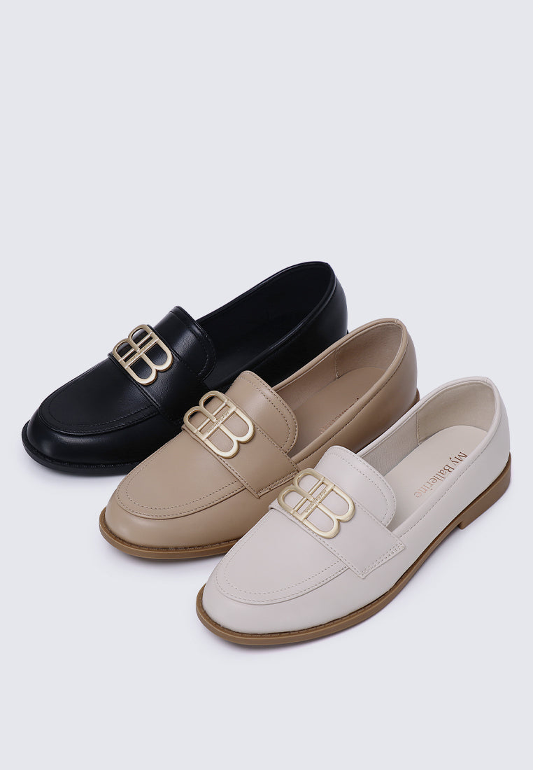 Minetta Comfy Loafers In Beige