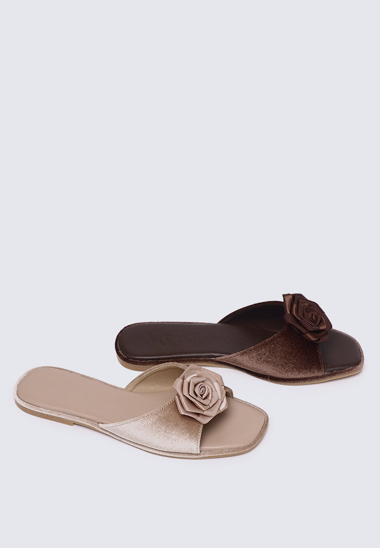 Lusina Comfy Sandals In Espresso