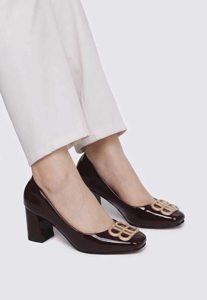 Phyllis Comfy Heels In Espresso