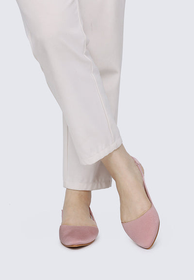Kate Comfy Ballerina In Blush
