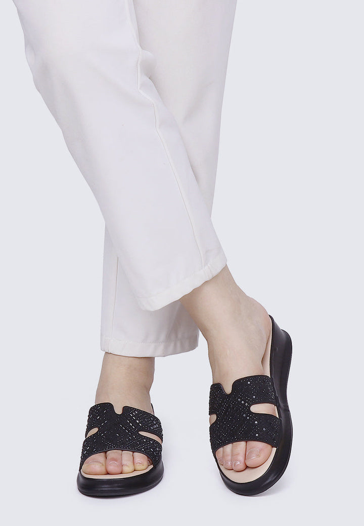 Gentle Feet Comfy Wedges In Black