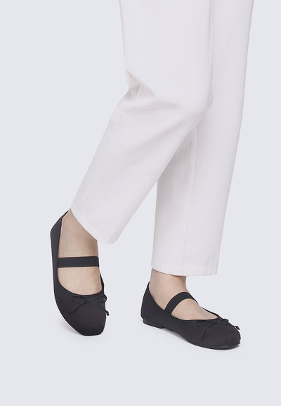 Eleanee Comfy Ballerina In Black