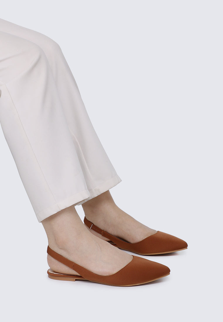 Kate Comfy Ballerina In Brown