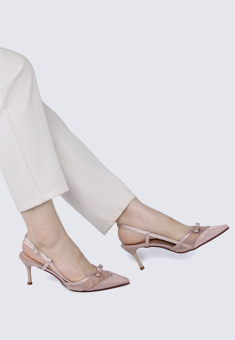 Ottilie Comfy Heels In Pink