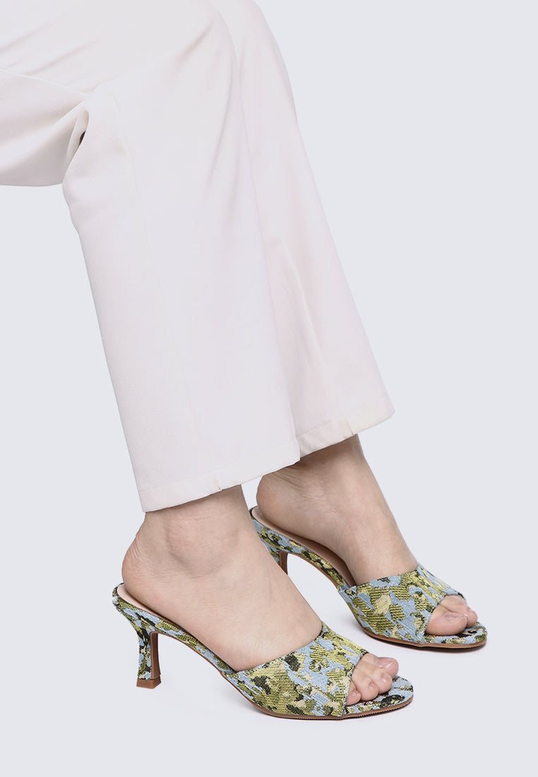 Aristea Comfy Heels In Light Blue