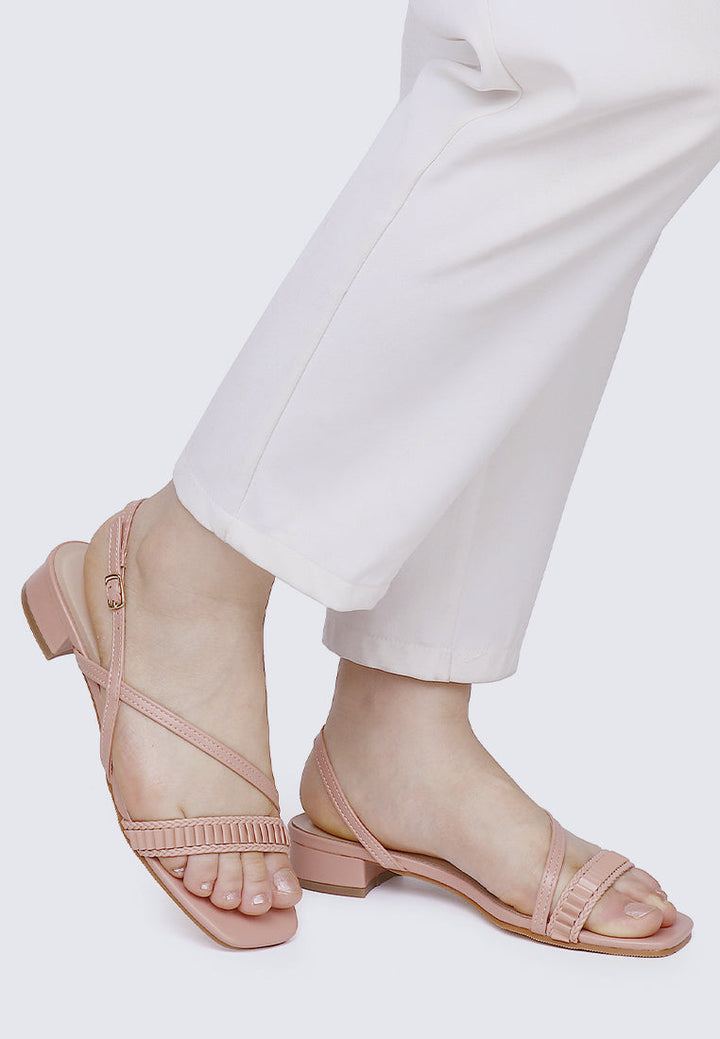 Shereen Comfy Sandals In Nude
