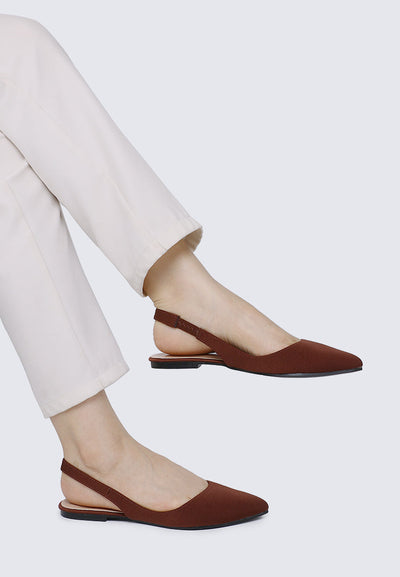 Kate Comfy Ballerina In Espresso
