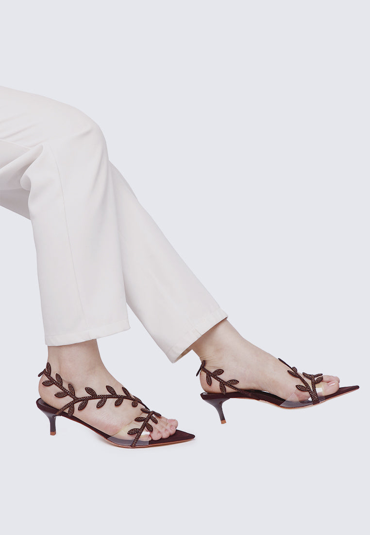 Elysian Comfy Heels In Espresso