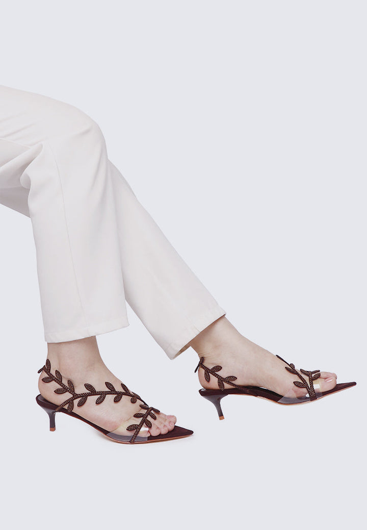 Elysian Comfy Heels In Espresso