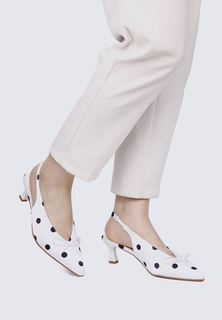 Velora Comfy Heels In White