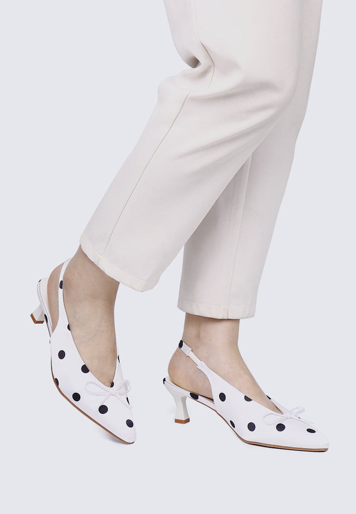 Velora Comfy Heels In White