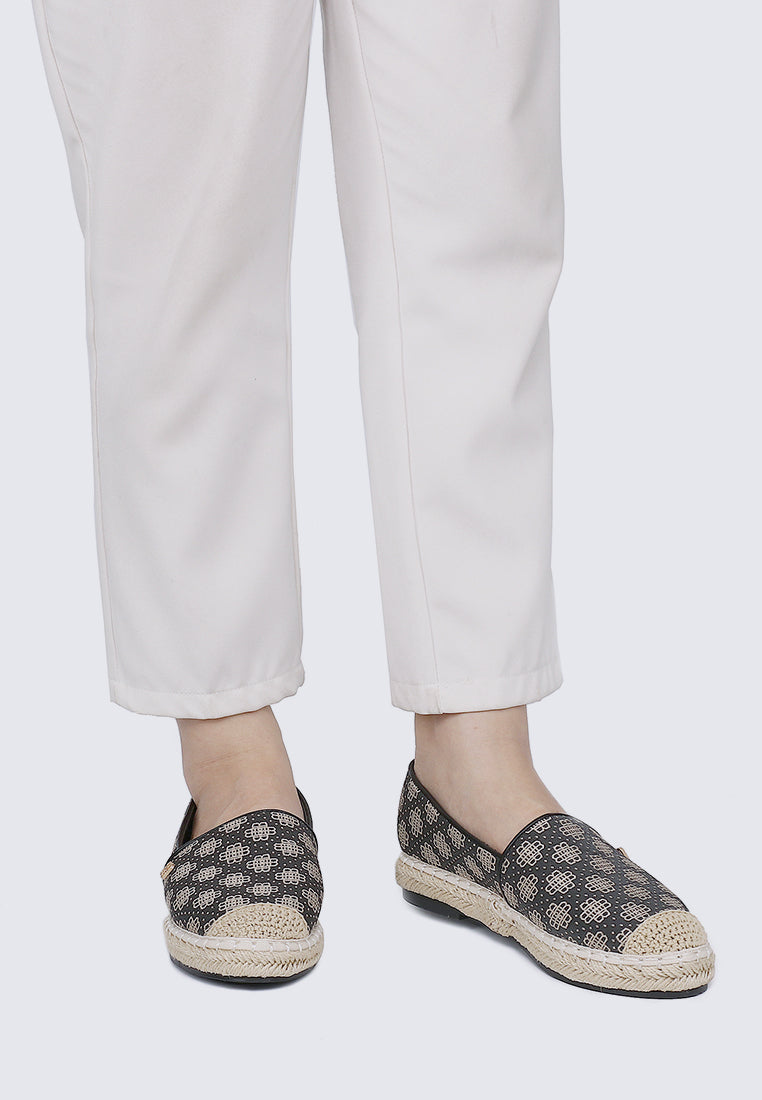 Salsya Comfy Espadrilles In Black