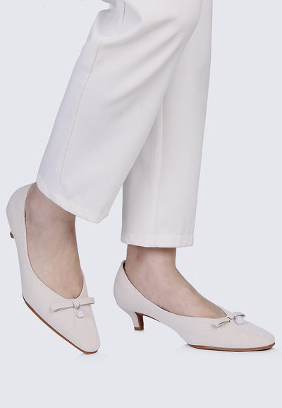 Perla Comfy Pumps In Nude