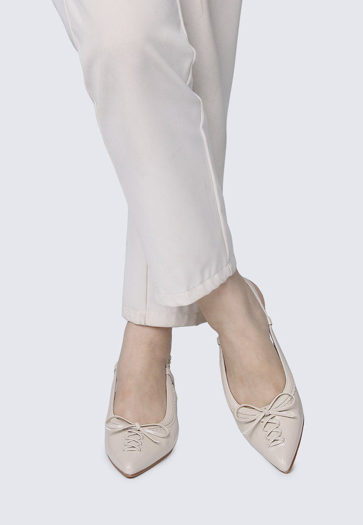 Mirabelle Comfy Heels In Beige