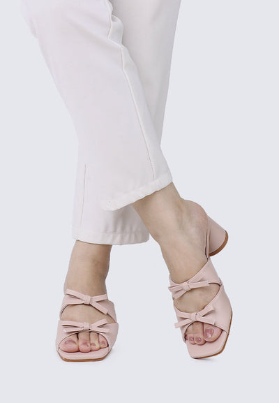 Venus Comfy Heels In Nude