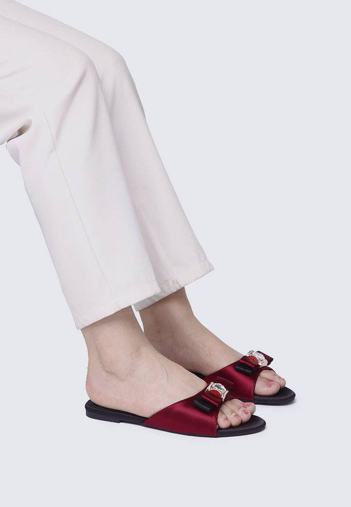Bowelle Comfy Sandals In Maroon