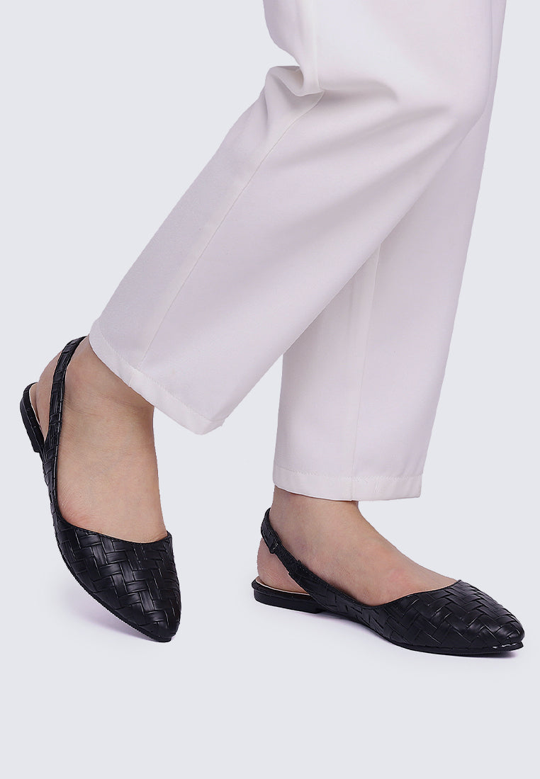 Kate Plait Comfy Ballerina In Black