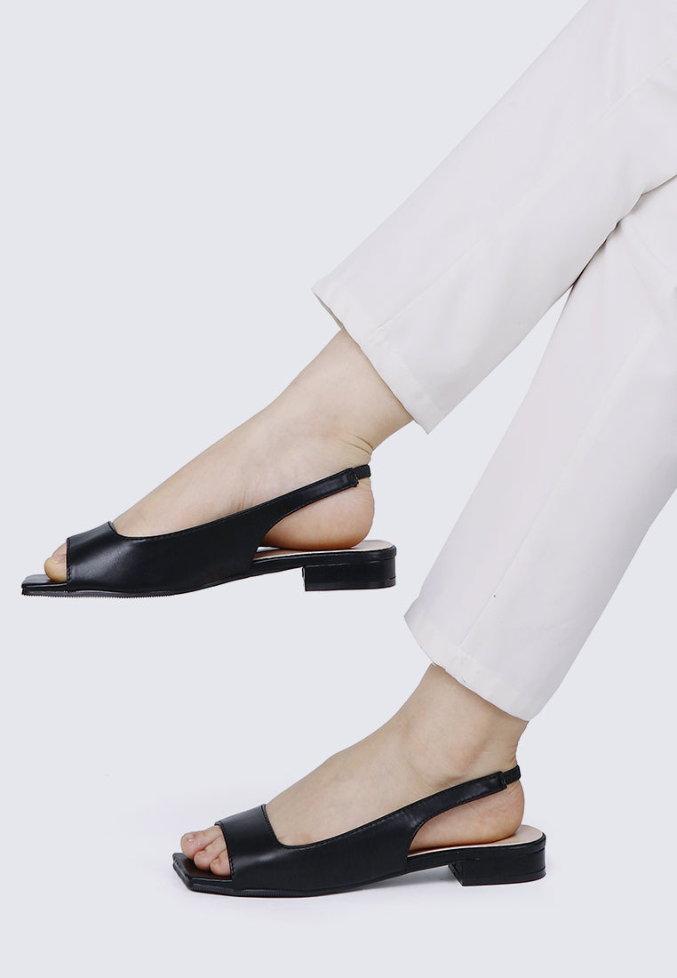 Eliz Comfy Sandals Black
