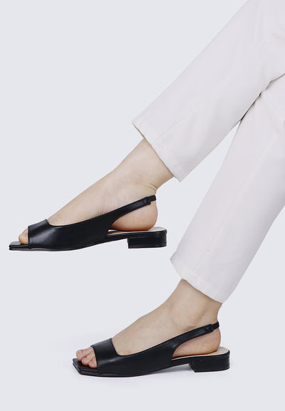 Eliz Comfy Sandals Black