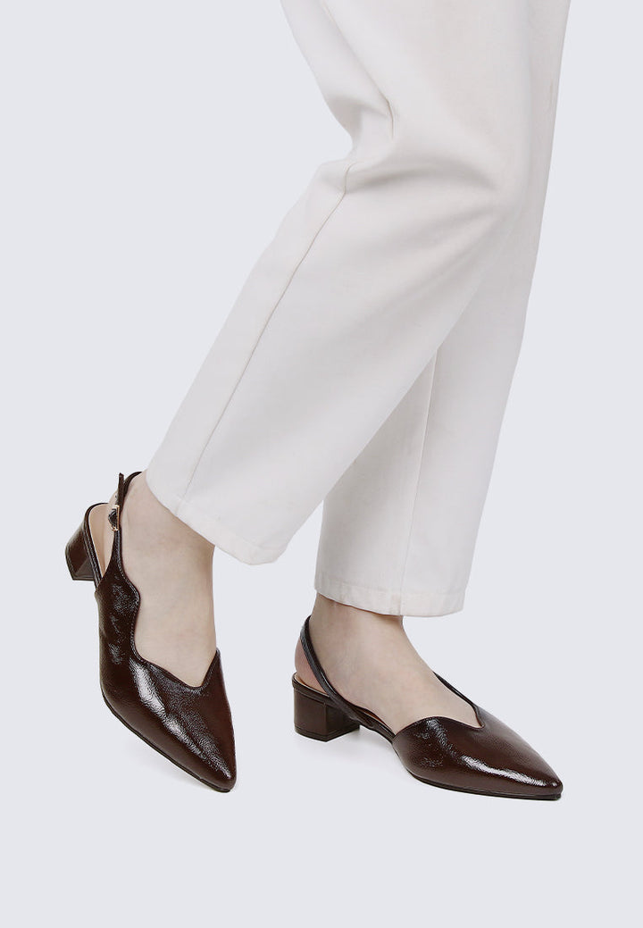 Linnea Ultra WideFit Comfy Heels In Espresso