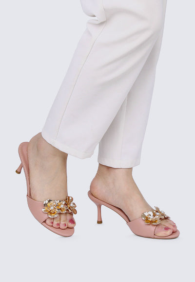 Blossom Comfy Heels In Pink