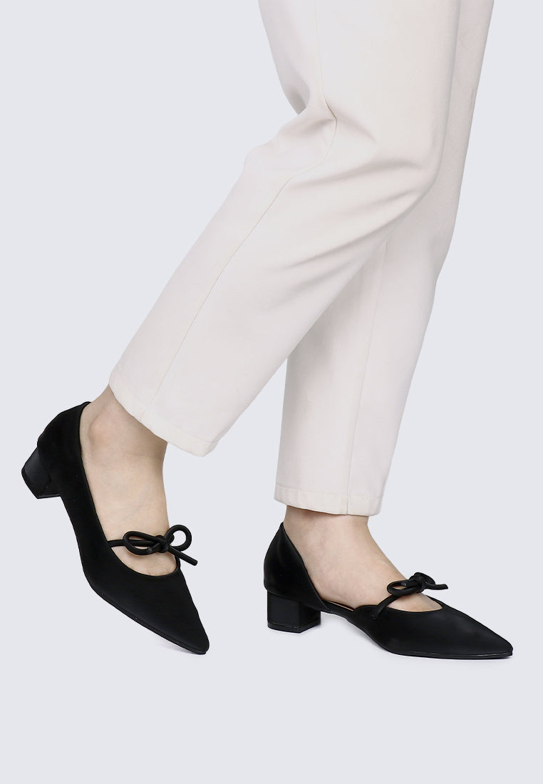 Vivienne Comfy Heels In Black