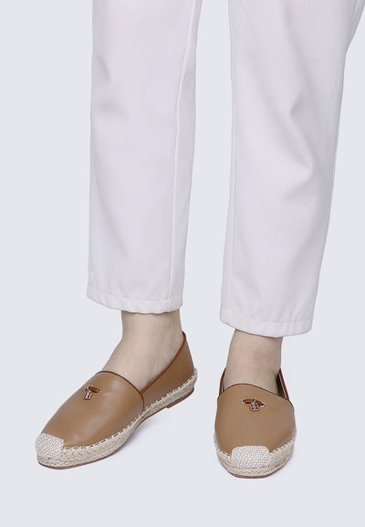 Roberta Comfy Espadrilles In Brown