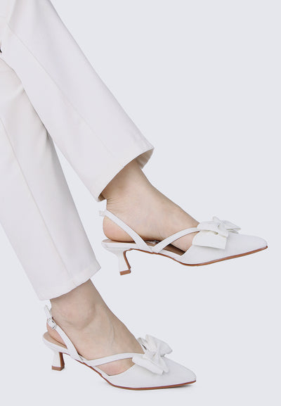 Viola Comfy Heels In Ivory